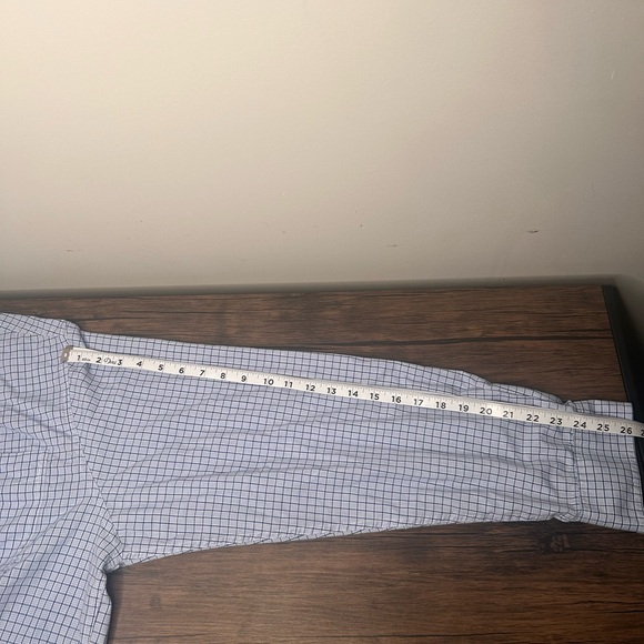 Ralph Lauren Shirt mens Light Blue Striped Chaps XLT - Picture 6 of 7